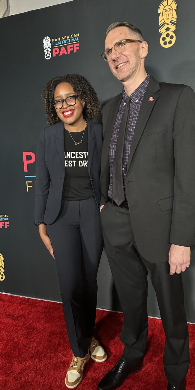 Culver City Councilmember Yasmine-Imani McMorrin and Vice-Mayor Freddy Puza