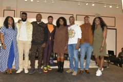 Writer and journalist Jasmyne Cannick, Tosin Morohunfola (Run The World / STARZ), Jimmy Jean-Louis, Pooch Hall (Ray Donavan / Showtime), Walter Fauntleroy  (Tyler Perry’s The Oval /BET), Mike Merrill (BMF / STARZ), and J'Tasha St. Cyr.