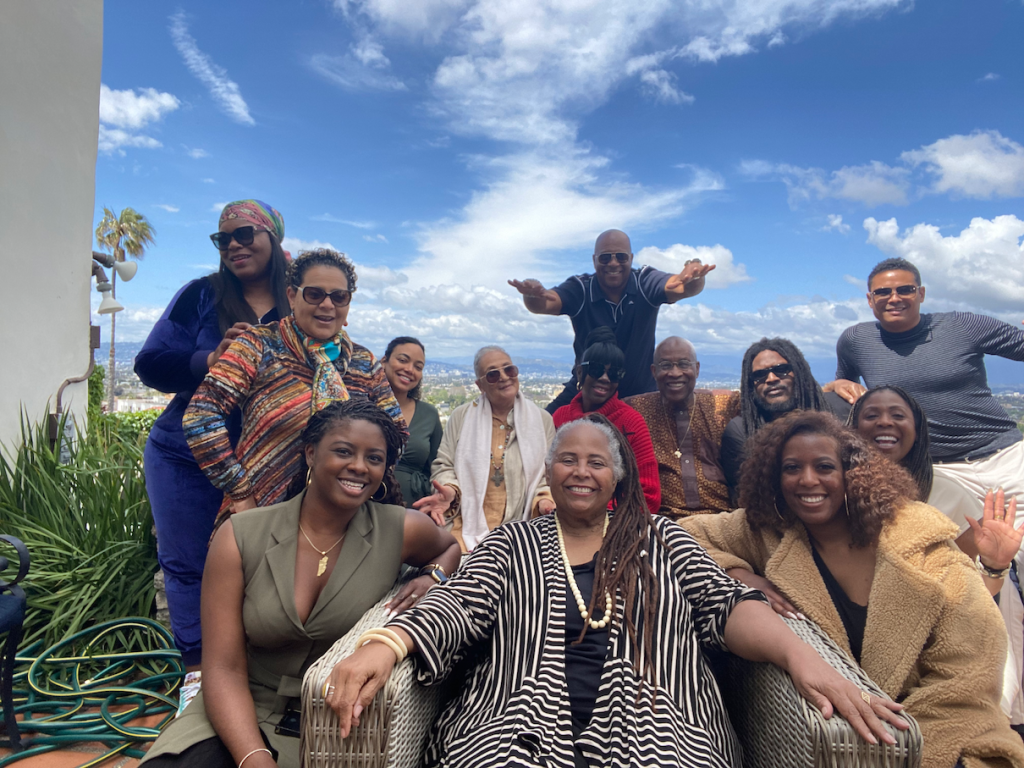 Group photo with Asantewa Olatunji in the center