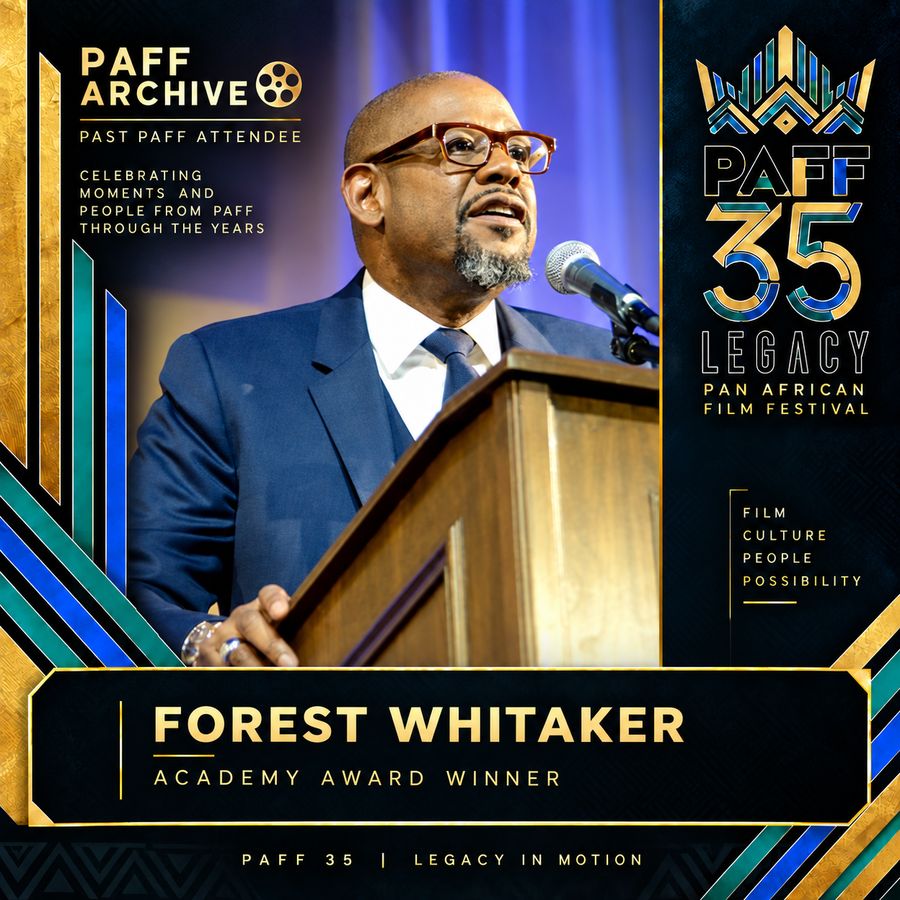 PAFF Archive — Forest Whitaker, past PAFF attendee
