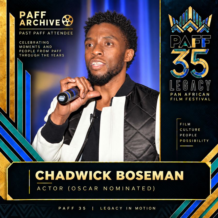 PAFF Archive — Chadwick Boseman, past PAFF attendee