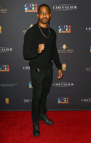 LOS ANGELES, CA -FEBRUARY 09: Brandon T Jackson attends the 2023 Opening Night Gala for the Pan African Film & Arts Festival on February 09, 2023 at the Directors Guild of America in Los Angeles, California. Credit: Koi Sojer/Snap'N U Photos/MediaPunch