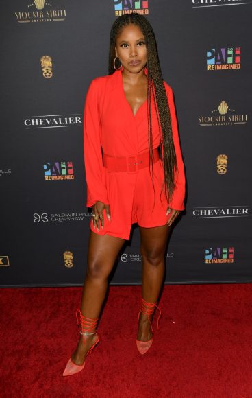 LOS ANGELES, CA -FEBRUARY 09: Jasmine Burke attends the 2023 Opening Night Gala for the Pan African Film & Arts Festival on February 09, 2023 at the Directors Guild of America in Los Angeles, California. Credit: Koi Sojer/Snap'N U Photos/MediaPunch