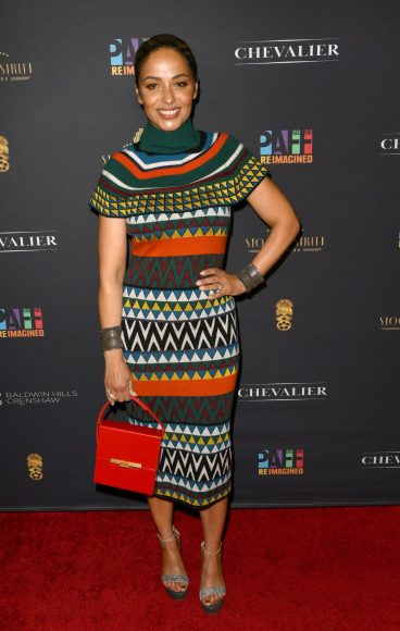 LOS ANGELES, CA -FEBRUARY 09: Meta Golding attends the 2023 Opening Night Gala for the Pan African Film & Arts Festival on February 09, 2023 at the Directors Guild of America in Los Angeles, California. Credit: Koi Sojer/Snap'N U Photos/MediaPunch