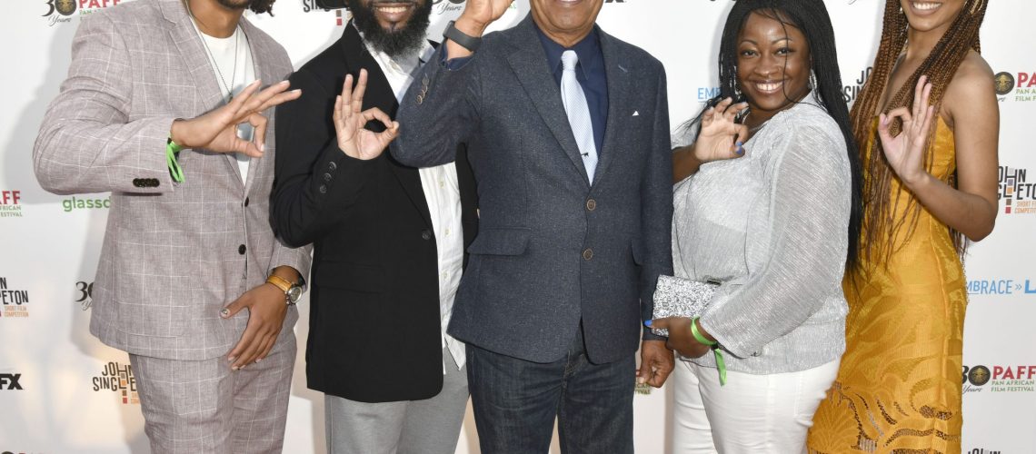 LOS ANGELES, CA - APRIL 27: The John Singleton Short Film Competition at the 2022  Pan African Film & Arts Festival at the Cinemark Baldwin Hills on April 27, 2022 in Los Angeles, California. Credit: Koi Sojer/ Snap'N U Photos
